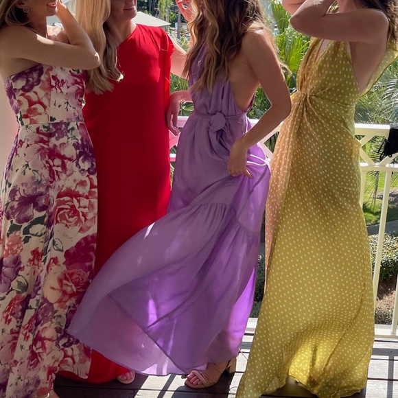 FRNCH Paris Lilac Maxi Dress - Picture 2 of 8